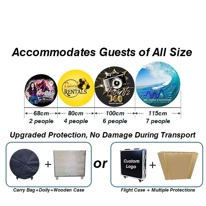 ZJW high-quality hot selling customized products 360 Photo Booth Video Photo Booth Wedding Photo Booth