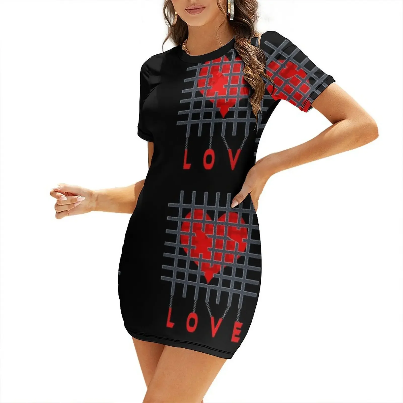

love Short-Sleeved Dress beach dresses elegant party dress for women 2025 women formal occasion dresses prom dress