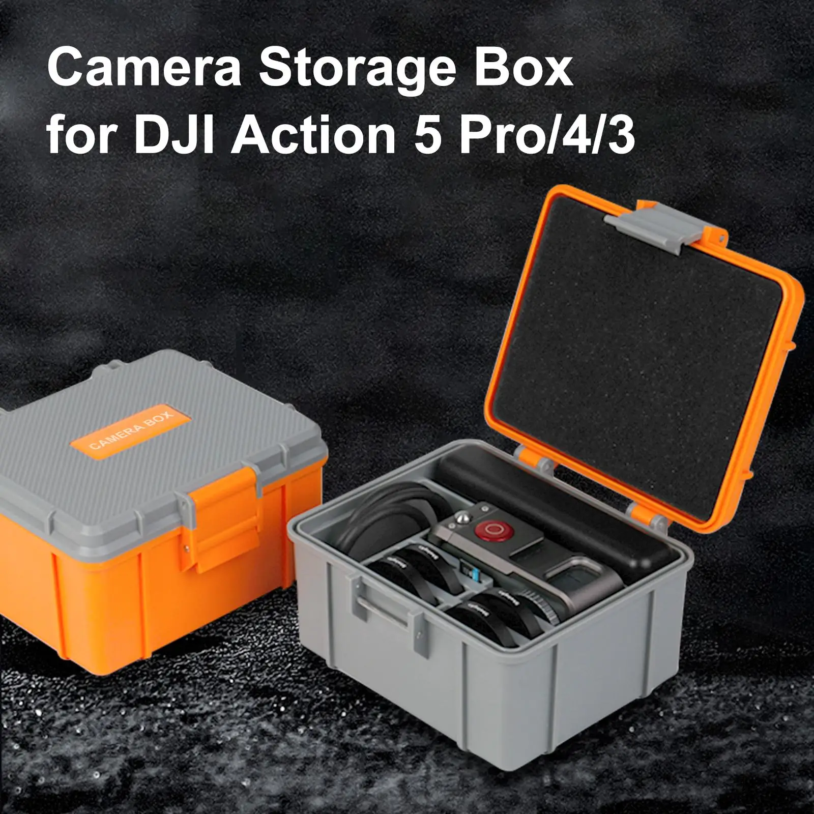 Hard Carrying Suitcase for DJI Osmo Action 5 Pro/4/3 Accessories Outdoor Protective Storage Box Multi Scratch-Proof Case