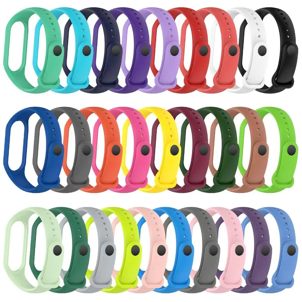 Colorful Accessories Smart Replacement Strap Silicone Wristband Bracelet For Xiaomi Mi Band 7