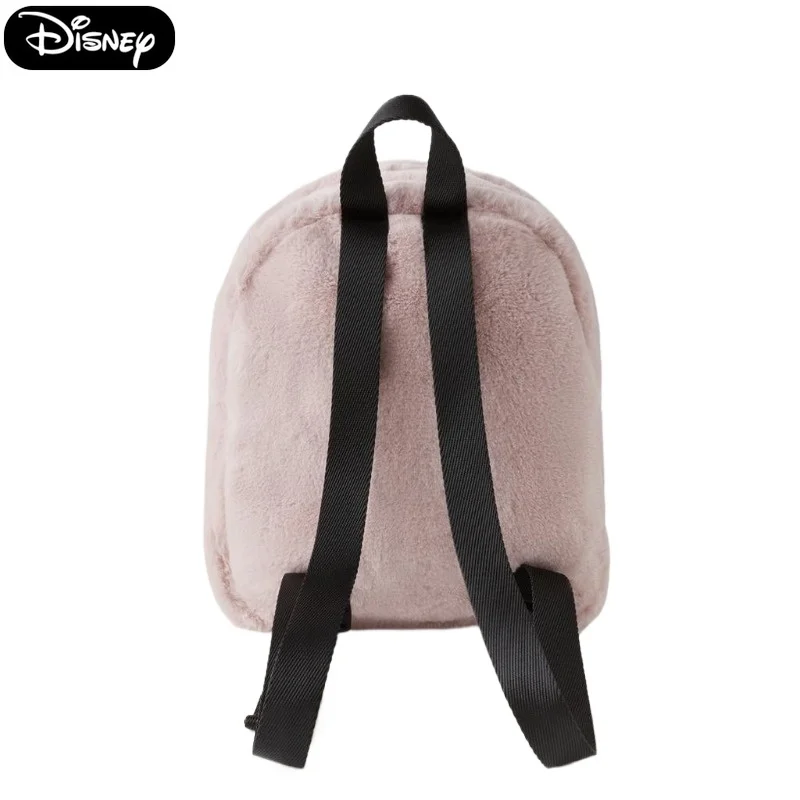 Mini Mochila De felpa Stitch, piel auténtica de Disney, cabeza de alienígena colorida, Ideal para niños de jardín de infantes, nueva