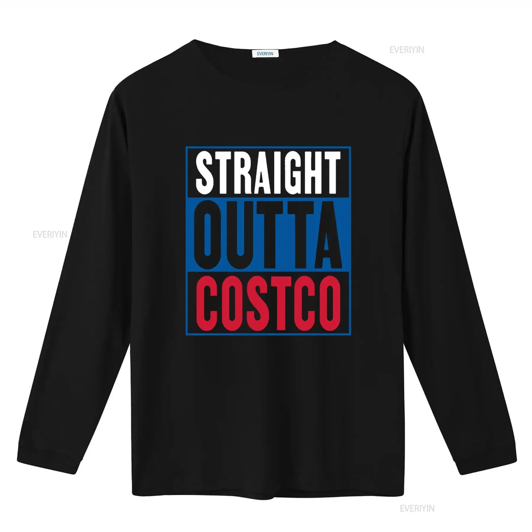 Straight Outta Costco T Shirt Lover Fan Apparel Club Humor Punny Design vintage Washed Unisex Comfortable Slightly Soft