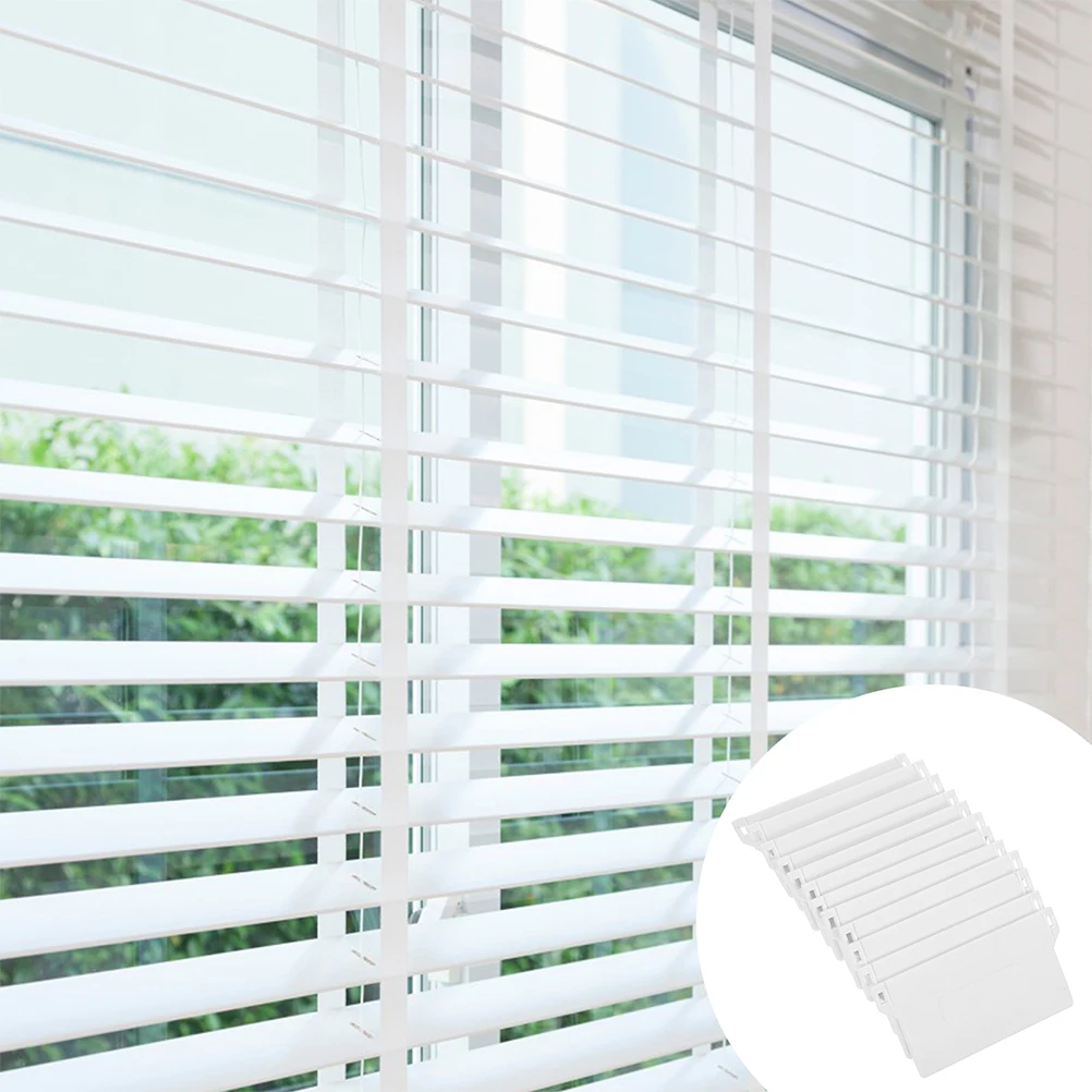 

20Pcs Vertical Blinds Bottom Plates Durable Plastic Replacement Kit Easy Installation Adjustable Angles Window Blind Accessories
