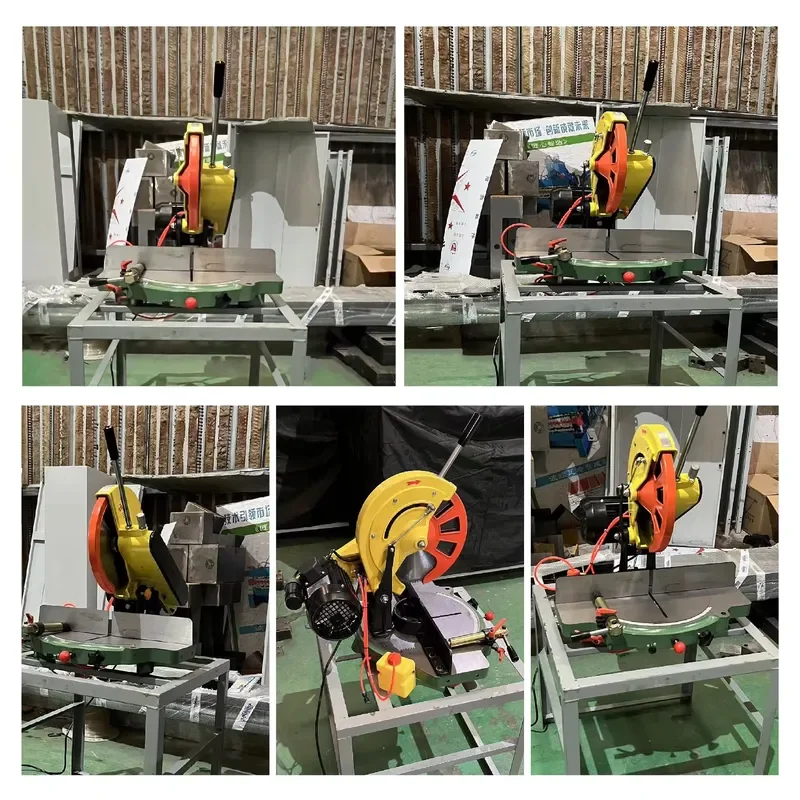 14-Inch Precision Turntable Cutting Saw for Aluminum Profiles for Aluminum Doors Windows for PVC UPVC Materials New Used