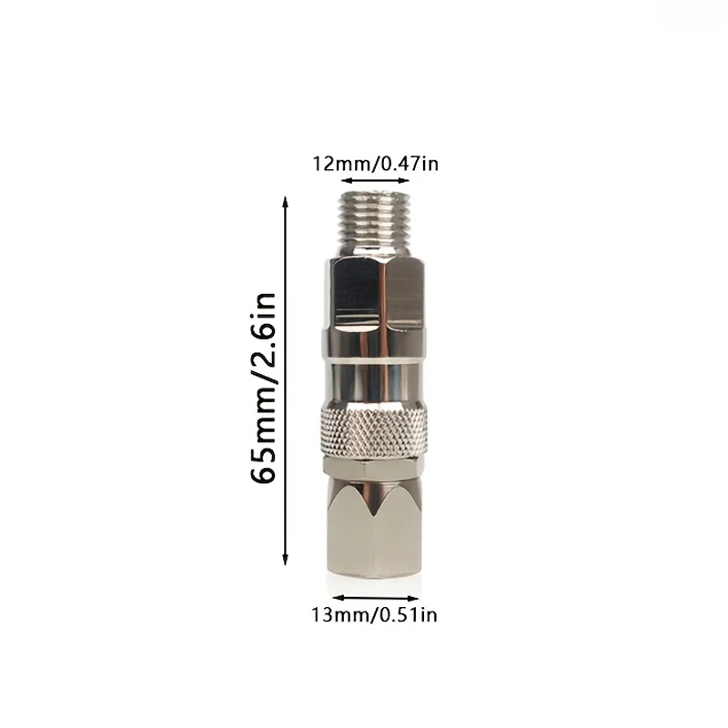 Airless-Spritzschlauch, Drehgelenk, 1/4 Zoll NPS für Adapter, Airless-Farbspritzpistolenteile, Zubehör für Hochdruckrohrverbinder