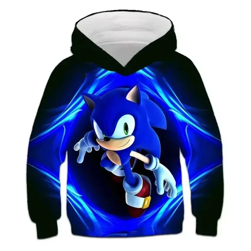 Sonic Hoodie New Arrival Baby Girls Sweatshirts Spring Autumn Children Hoodies Long Sleeves Sweater Kids Clothes