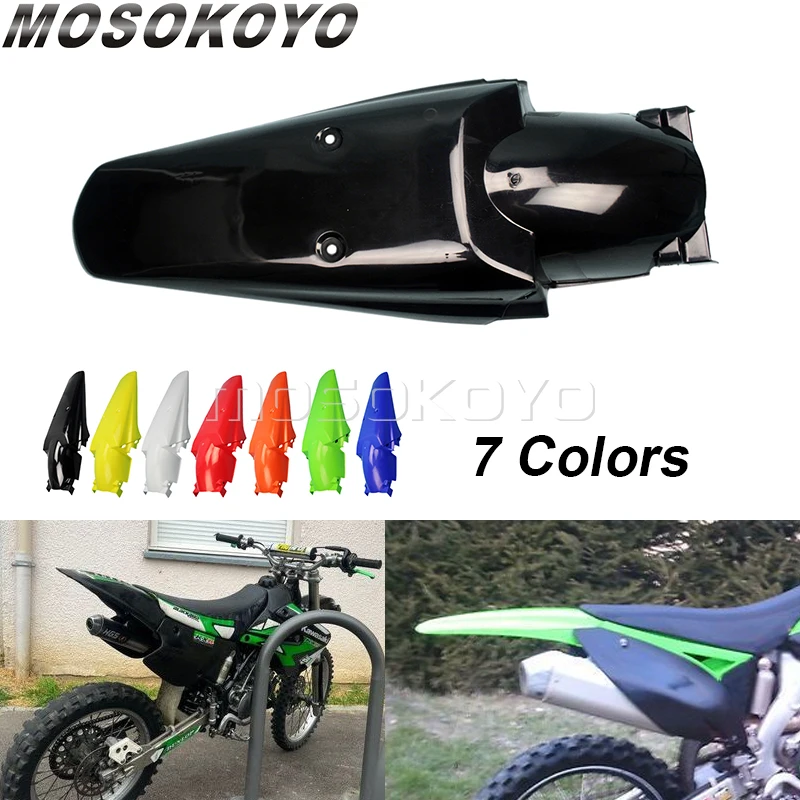 Plastic Motorcycle Fenders Rear Mud Guard For Kawasaki KLX KX 65-450 KLX110 KX65 MX Dirt Pit Bike Motocross Faring Fender Cover