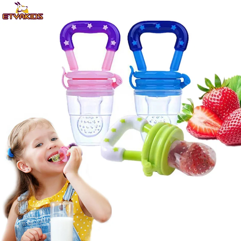 Safety Silicone Fresh Food Fruit Suck Juice Feeder Pacifier Bottle for Baby Infant Nibbler Children Feeder Nipple Teat Nipples