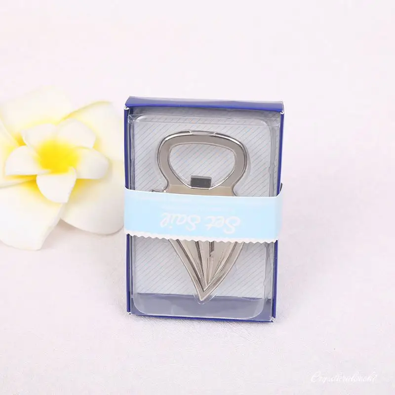 

Sea Theme Sailboat Steel Beer Bottle Opener Kitchen Bar Wine Bottle Open For Wedding Birthday Party Gift Favor Supplies Silver