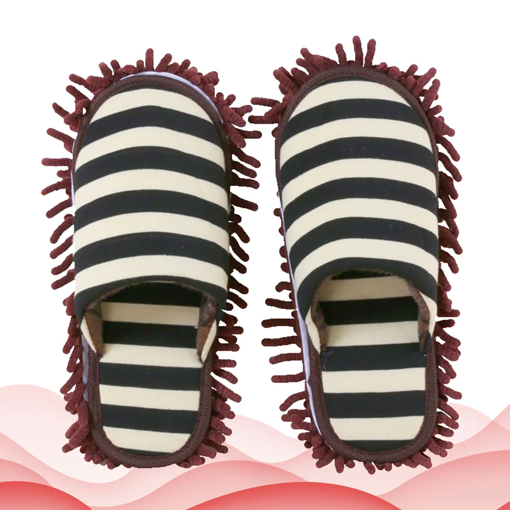 

Non-abrasive Mop Shoes Reusable Covers Multi-function Cleaning Sweeping Slippers Household