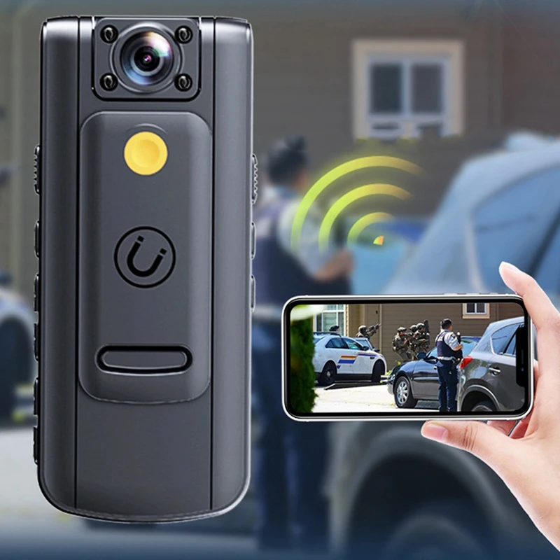 Digital Video Camera HD Body Camera Records Audio And Video 7 Hours Battery Life Wifi Video Camera