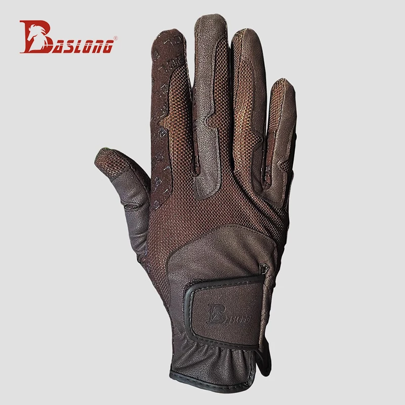 Перчатки для верховой езды Перчатки для верховой езды для взрослых и детей, дышащие, высокоэластичные, не удерживающие, силиконовые, нескользящие, гибкие суставы пальцев