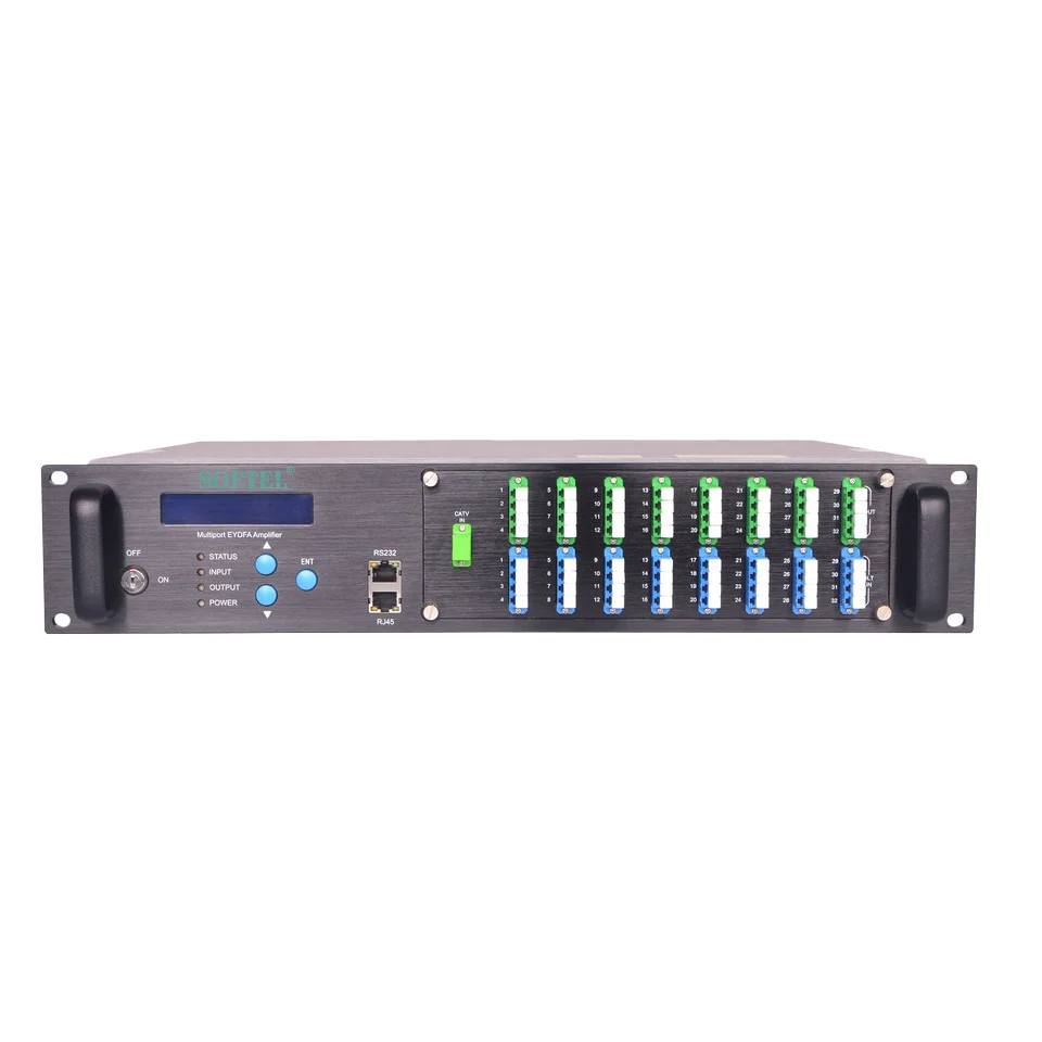 FTTX CATV 1550nm 32 Port 17-23dBm Optical Amplifier EDFA