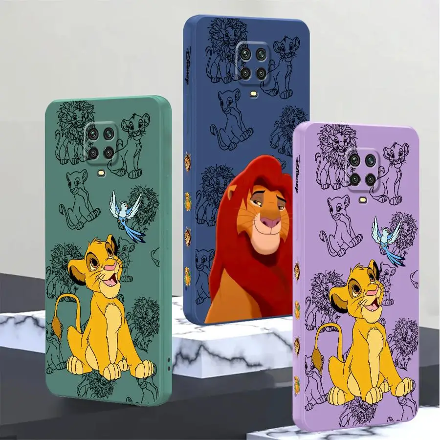 

Милый чехол для телефона Disney Lion King для Xiaomi Redmi Note 8 9 9S 9T 10 10S 11S 12S 12 13 Pro Plus, мягкий чехол из ТПУ