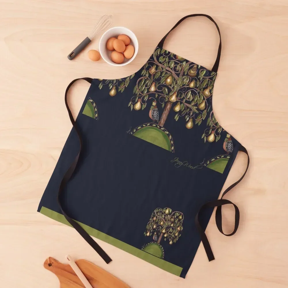 

Isolating partridge under a pear tree Apron waiter Kitchen Items For Home cooks clothes Kitchens Accessories Apron