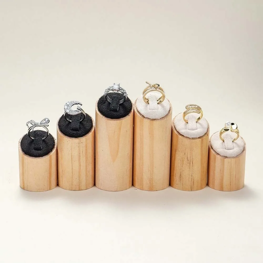 

3Pcs/set Vintage Ring Jewelry Display Rack Elegant Decoration Desktop Storage Rack Premium Ornaments Ring Holder