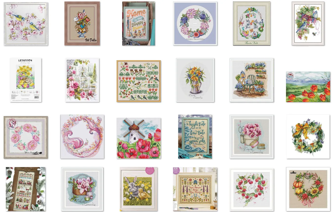 

Counted Cross Stitch Kits Fat Rabbit and Duckling 35-38 Embroidery Needlework Sets 14CT Diy Handmade Craft Home Decor
