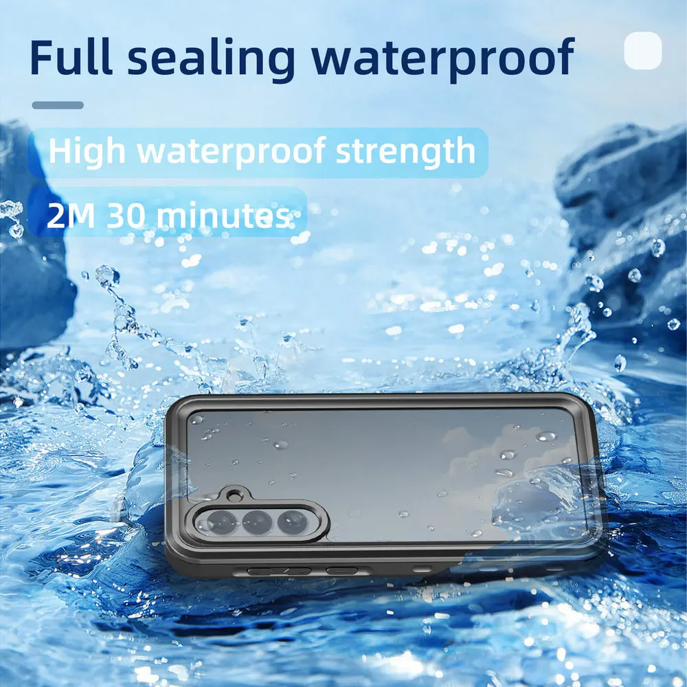 Wodoodporne etui Coque Samsung A56 5G IP68, ochrona 360 stopni, szczelne, do Galaxy A57 A17 A36 A26 A54 A35 A27 A25 A55 A16 A37 — zdjęcie produktu 2