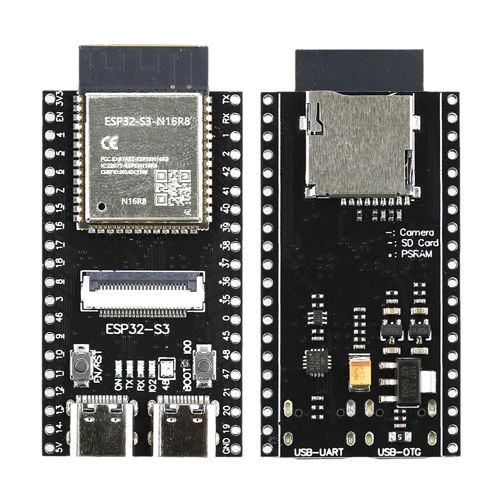 Btカメラモジュール,wifi,開発ボード,wroom n16r8,ov2640,ov5640,8mb psram,16mb,フラッシュ,esp32,s3,n16r8,2.4g