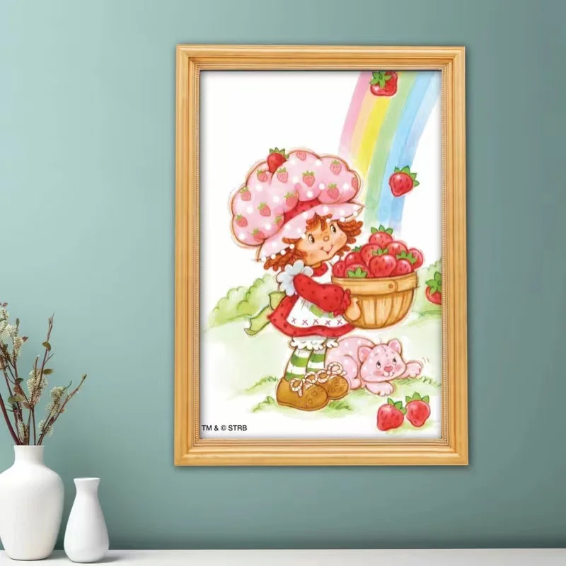 Diamond Painting DIY Art Strawberry Cute Shortcake Cross Stitch Kit Pictures Mosaic Embroidery Wall Home Decor Children\'s Gift