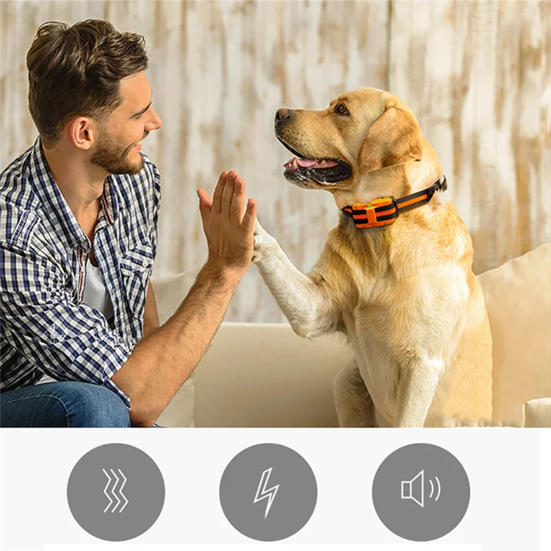 

LLCS-Electric Dog Training Collars For Small Big Dog Trainings Collars Remote Control 500 Yards Pet Products