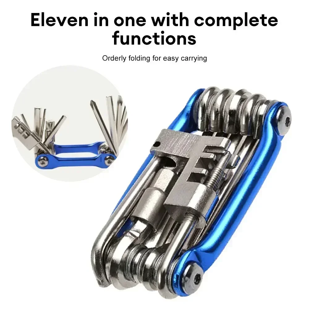 

Compact, Durable, and High-quality Bike Maintenance Kit - Lightweight and Convenient Essential 11-piece Hex Wrench Set
