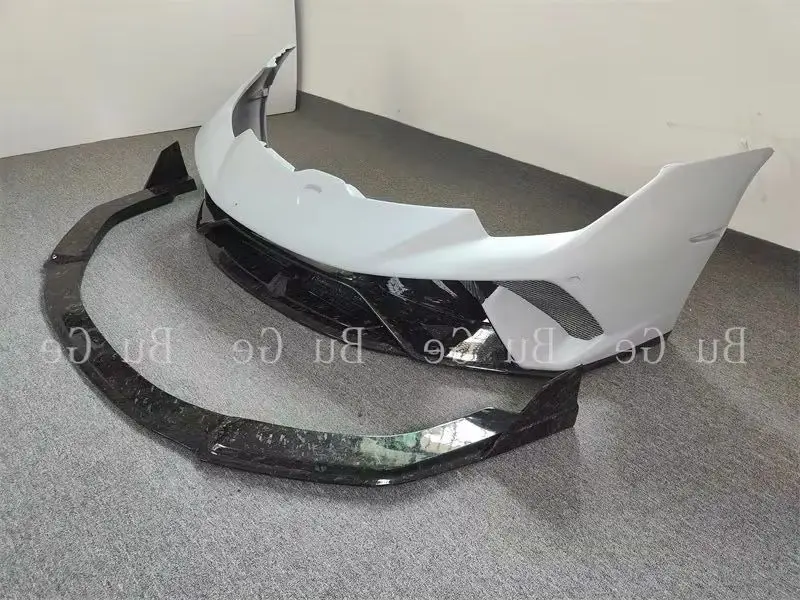 

Для Lamborghini Huracan Lp610 580, модифицированный с P-образным полукованым комплектом переднего бампера из углеродного волокна для LP640, передняя губа