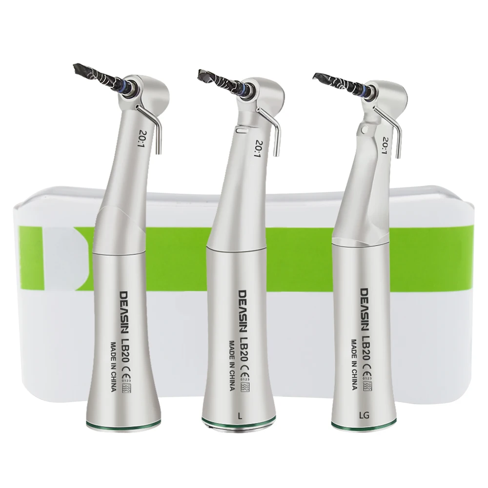 

New Dental Implant 20:1 Low Speed Contra Angle Handpiece LED E-Generator Surgery W*H WI-75E Dentistry Tools