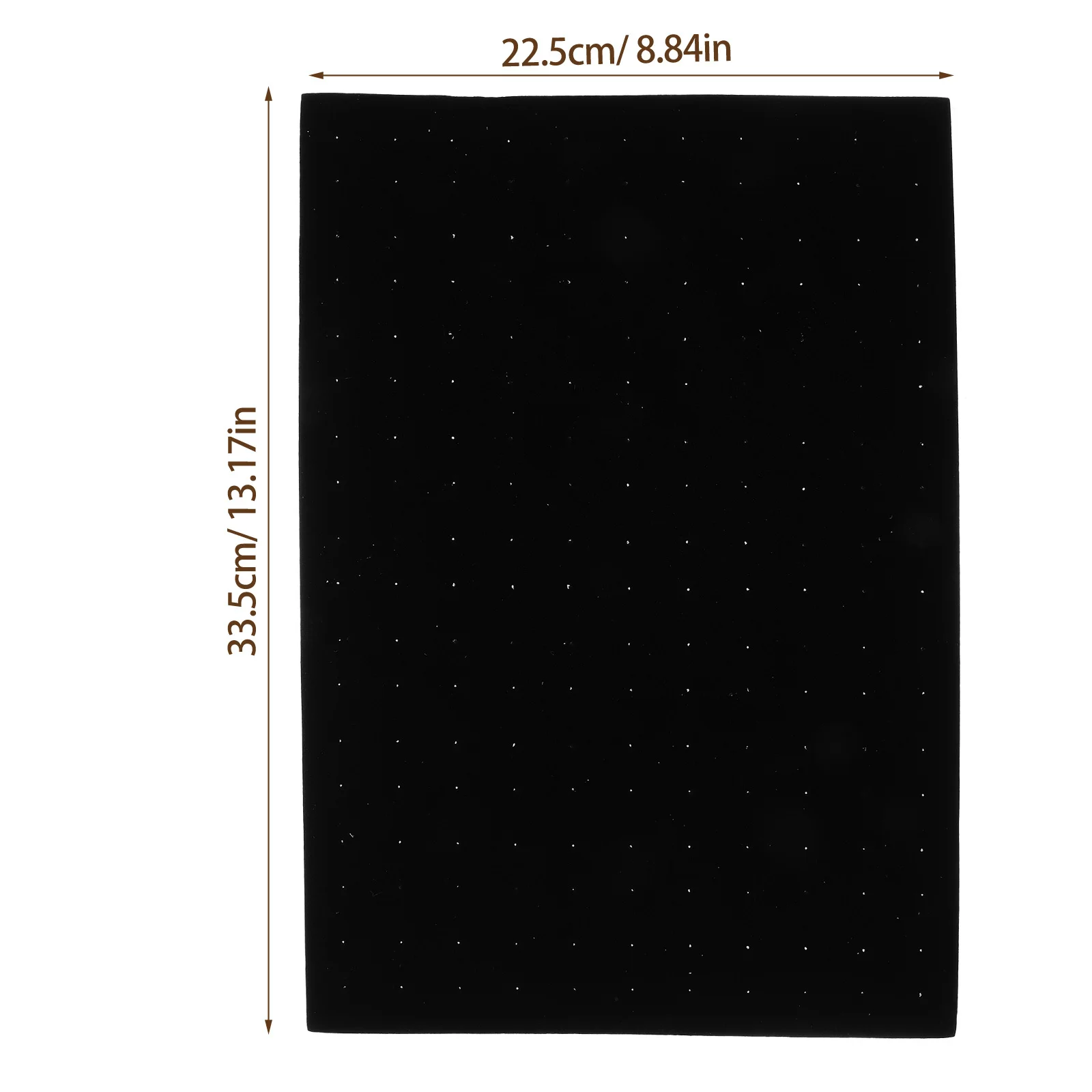 حصيرة إسفنجية لعرض القرط مع فتحات متعددة للأزرار المتدلية لوحة حماية المجوهرات - حامل حصيرة عرض إدراج المجوهرات