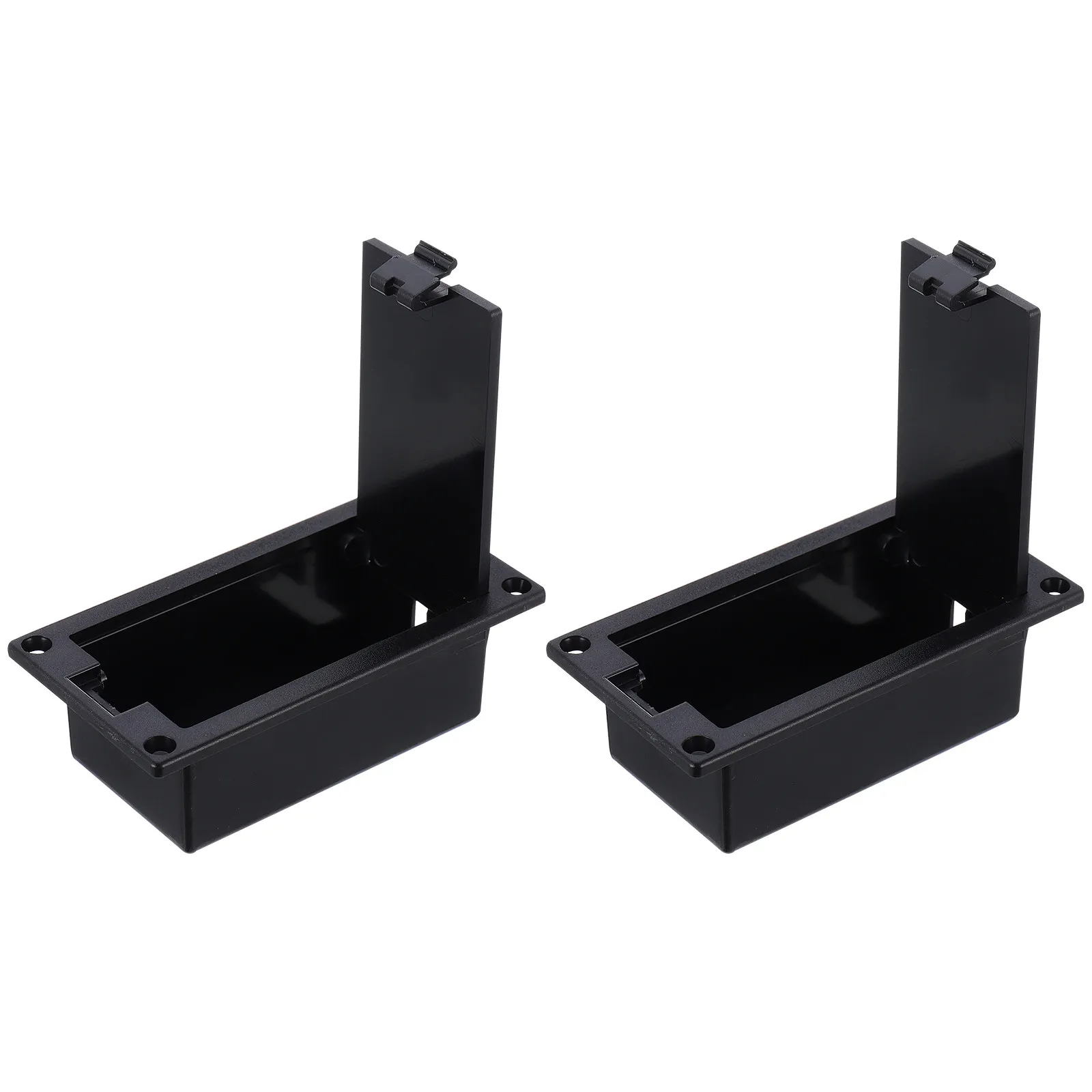 2Pcs 9V Battery Case for Guitar Pickup Active System Reliable Sturdy Construction Easy Replacement Compact Design Bass Pickup