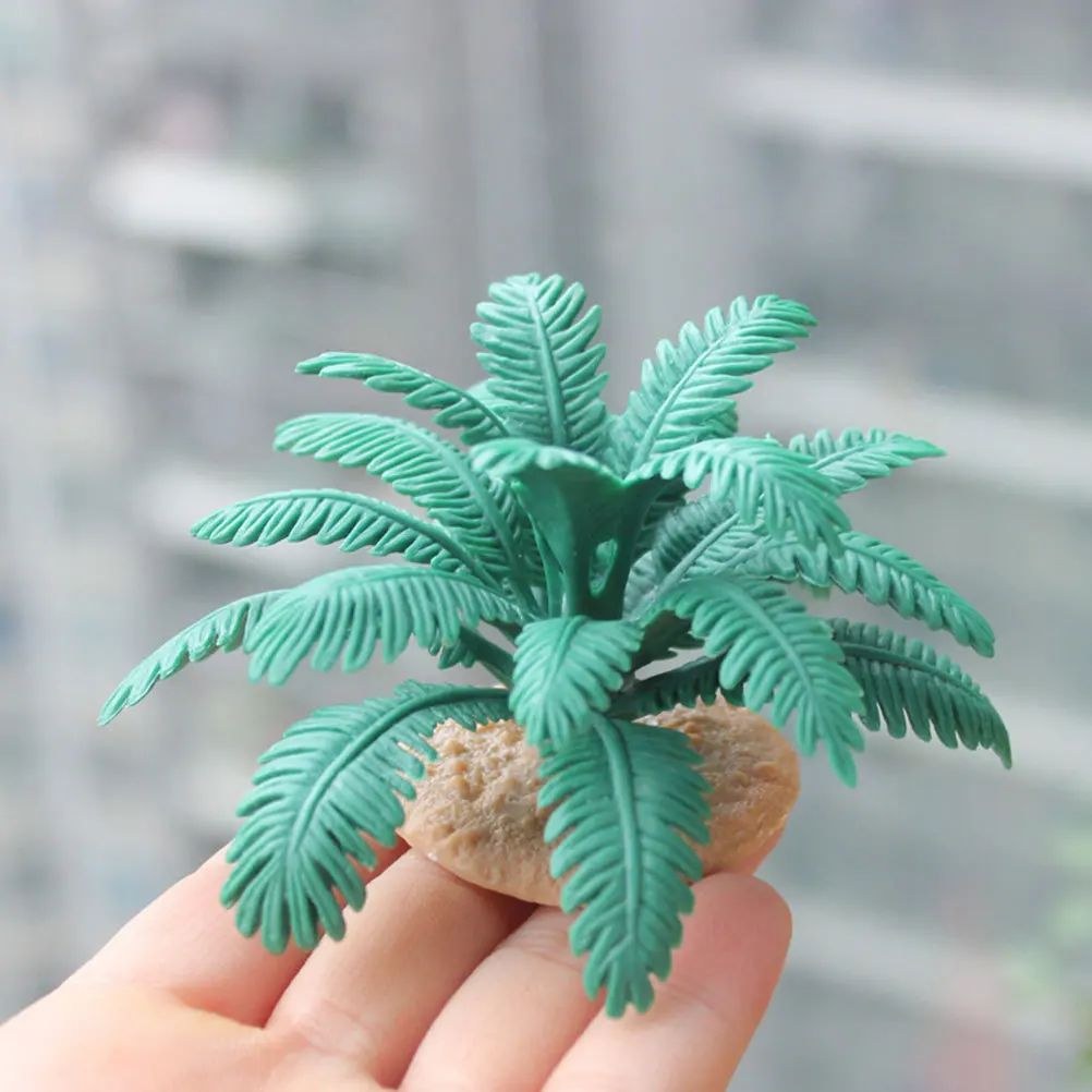 

4pcs Realistic Artificial Plants Lifelike Craft Decorative Fake Plant Props Miniature Plants For Home Office Decor Simulation