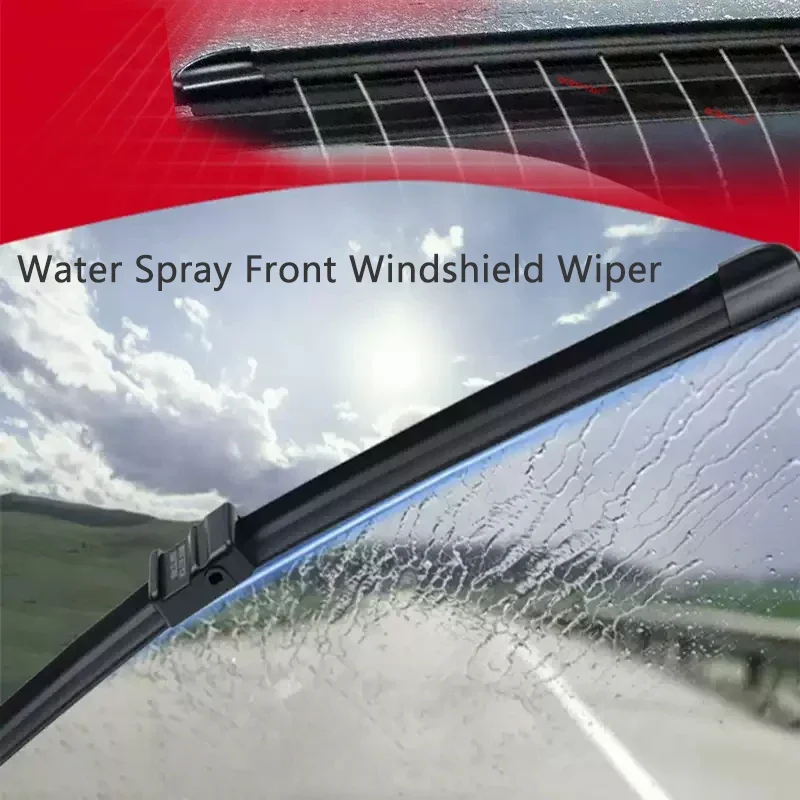 

Car Custom Wet Arm Frameless Wiper Blades Front Windshield Water Spray Cleaning Auto Accessory For TESLA MODEL X Y 2011-2026