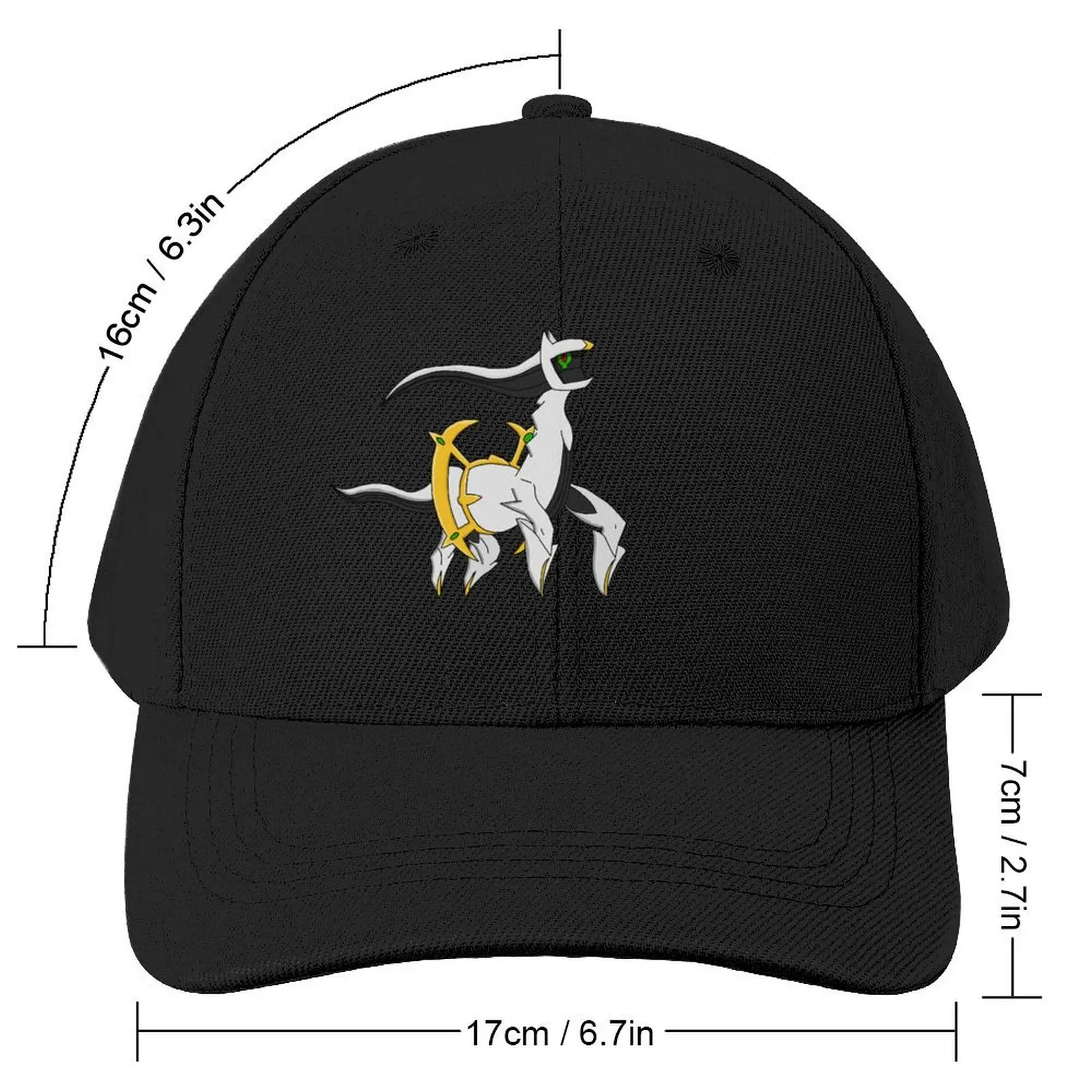 Arceus posing Baseball Cap Military Tactical Cap Golf Hat Man Female Men's