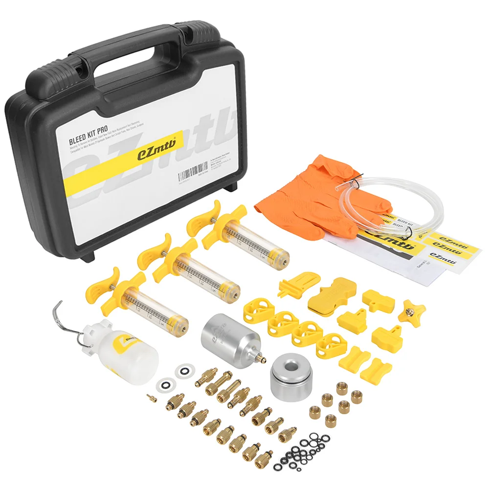 2023 Ezmtb PRO Bicycle Hydraulic Disc Brake Oil Bleed Kit Tools For,SHIMANO,MAGURA,SRAM,XTECH,ZOOM,Road Bike Brake Repair Tool