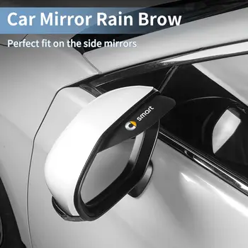 ks příslušenství pro zpětné zrcátko do auta, dešťová clona, sluneční clona pro Smart Fortwo 451 450 453 Forfour EQ Cabrio 8 nejlepší prodej příslušenství Smart Fortwo - №6