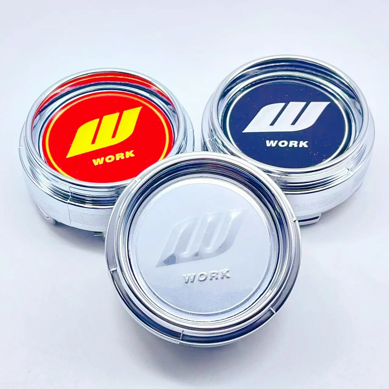 

4pcs/lot 3D 66mm Car Wheel Hub Cover Center Caps for W Work Racing Styling Badge covers Sticker Decals Styling accessories
