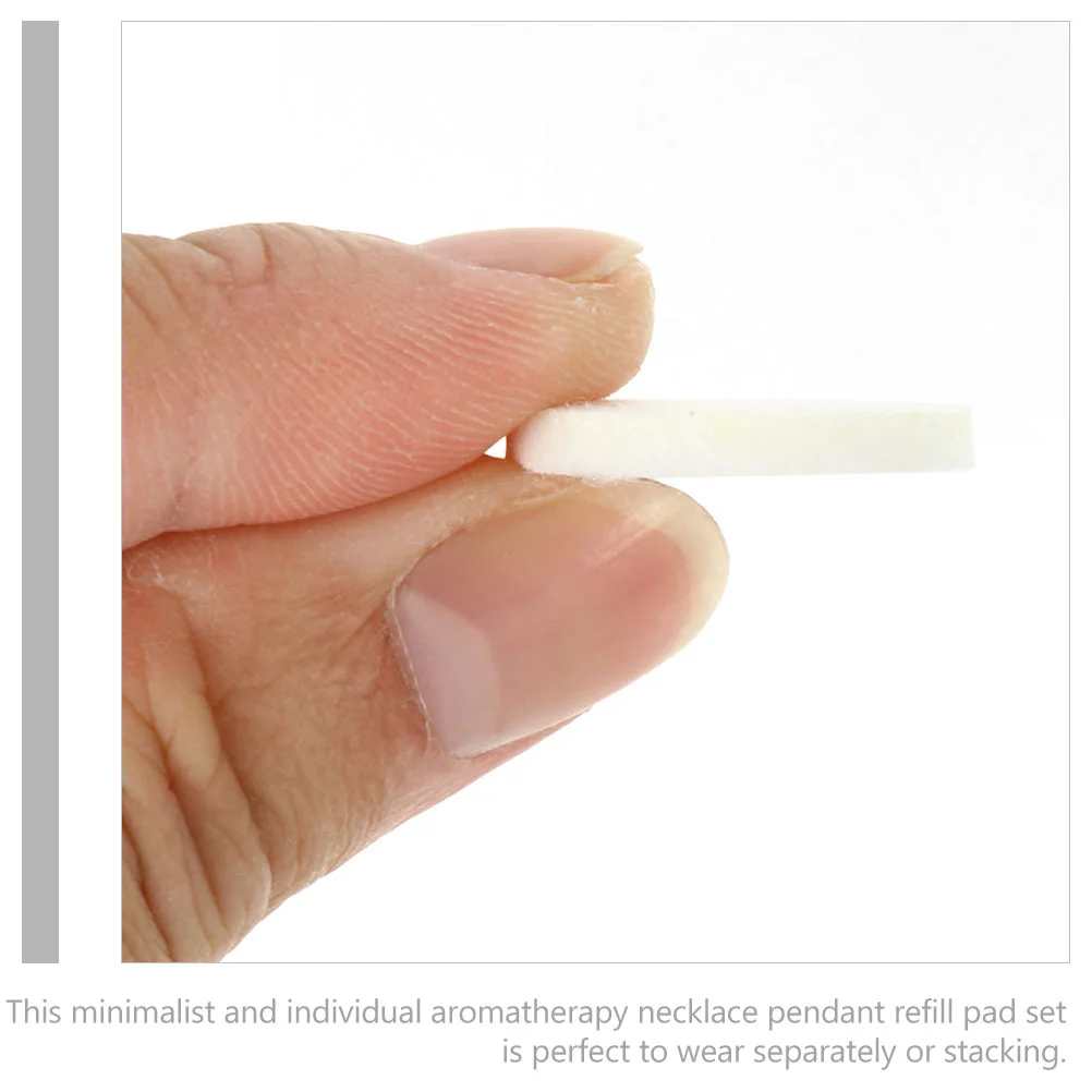 100 Pcs Aromatherapy Cotton Sheet Essential Oils Air Freshener Refill Breast Milk Storage Bottles Pad