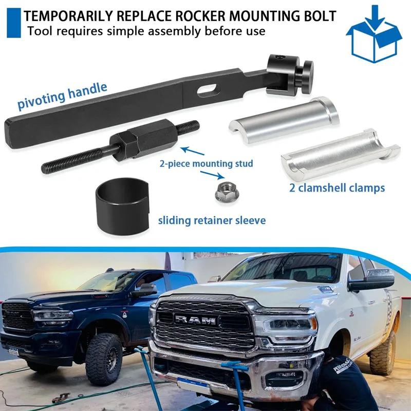 9010 9010A 9010B Injector Remover/Installer Fit for Cummins 5.9 24V and 6.7 Liter Diesel Engine for Dodge Ram Truck 1500 2500 35