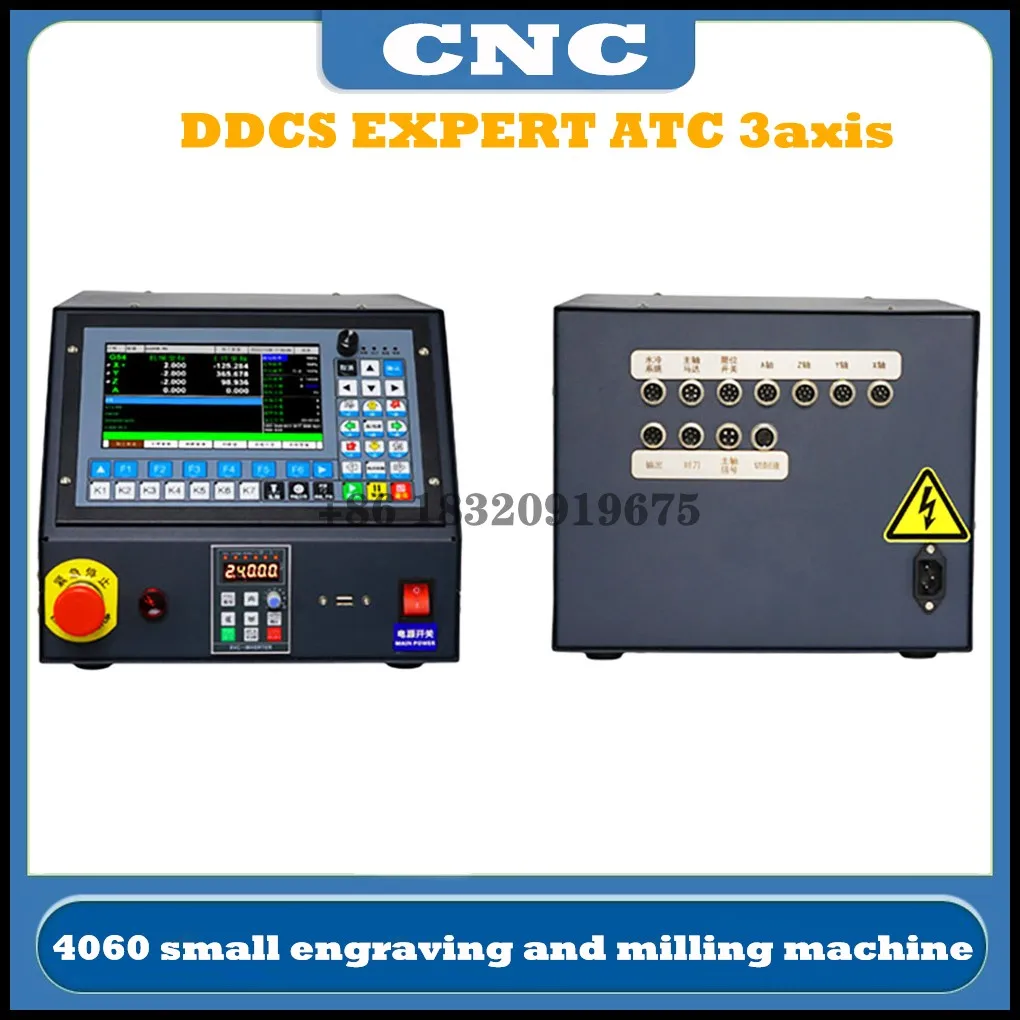 CNC DDCS EXPERT M350 3axis 4060 small engraving and milling machine ATC precision engraving machining with knife library