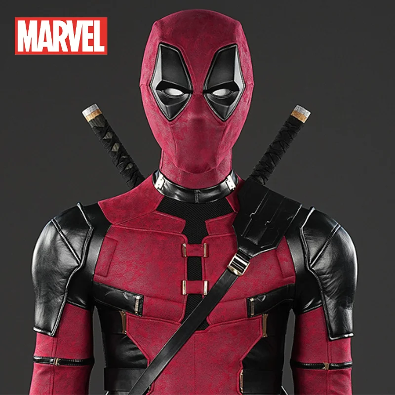 

Deadpool Wearable Cos Mask Detachable Eyes Wade Wilson Cosplay Costume Halloween Comic-Con Party Masquerade Carnival Props Adult