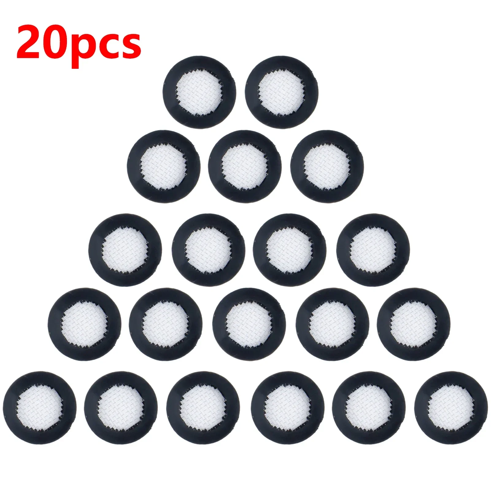 20pcs/set Hose Washer Seal O Ring Hose Gasket Filter Net Shower Head Fit Stainless Steel For 1/2 Inch Tap Head And Water Faucet