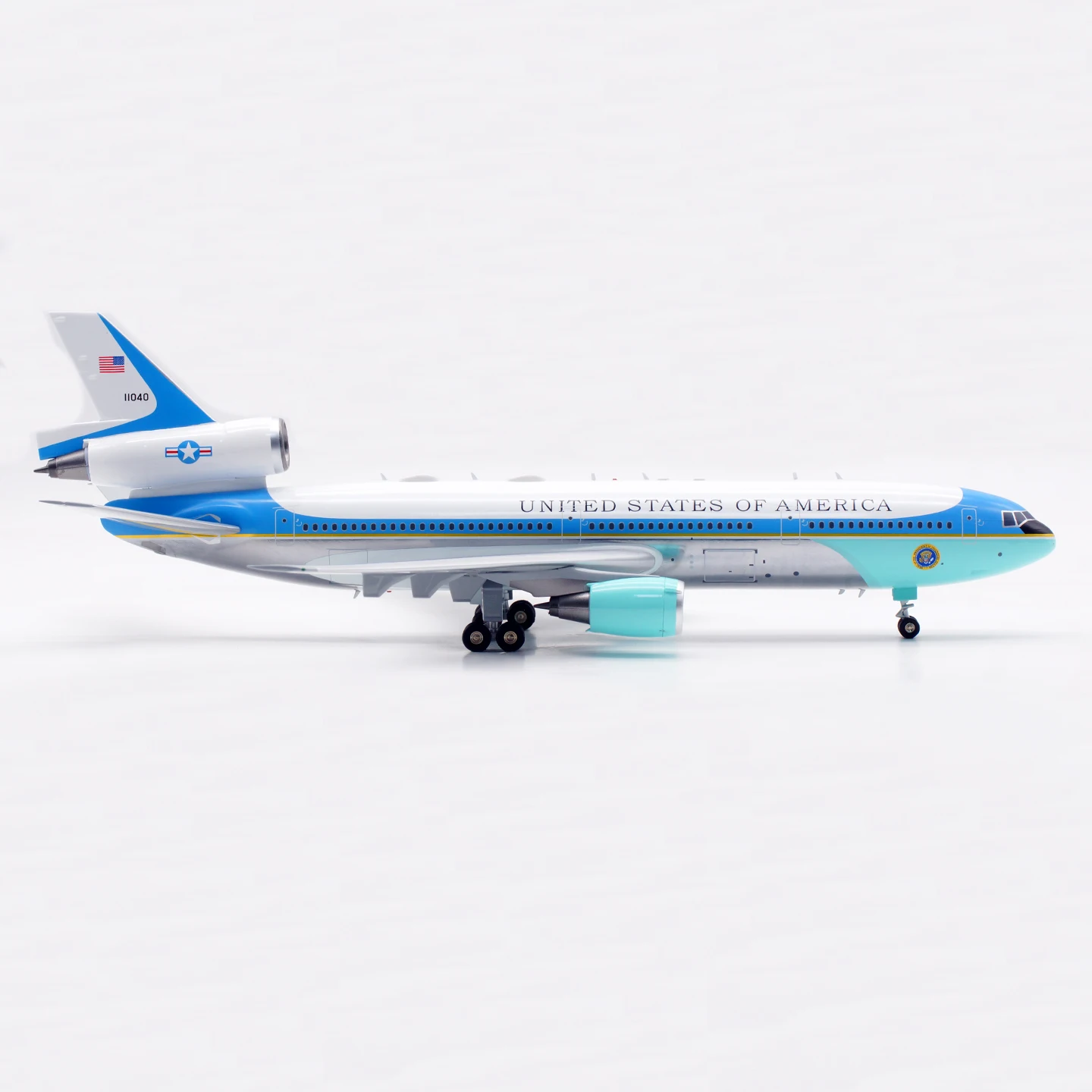 B-104-USAF-P liga avião colecionável presente b-modelos 1:200 força aérea um mcdonnell douglas DC-10-40 modelo de aeronave fundida 11040