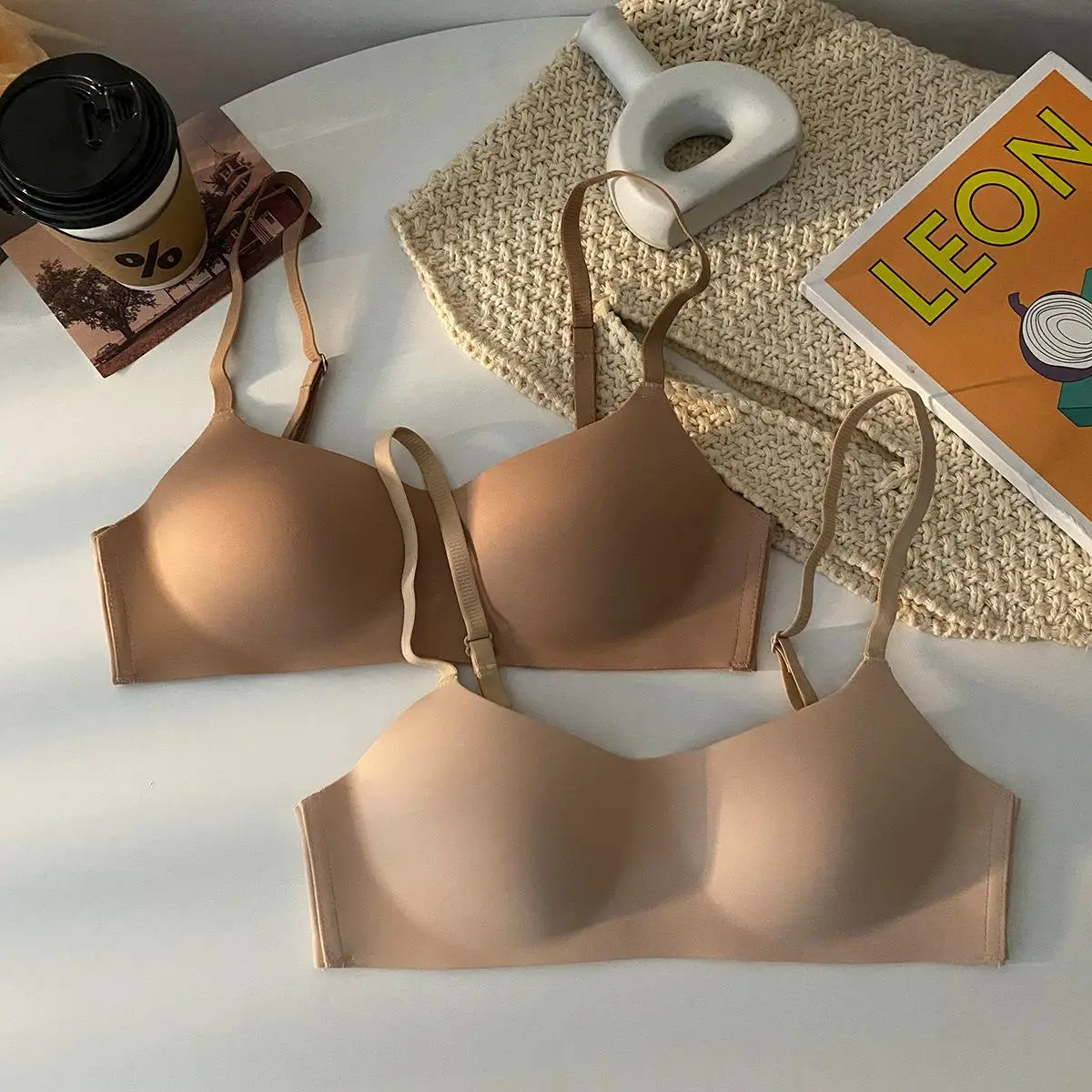 Sexy Bra Brassieres Seamless Push Up Bralette for Women Backless Underwear Triangle Cup Gathering Bra Women's Sexy Lingerie image 3