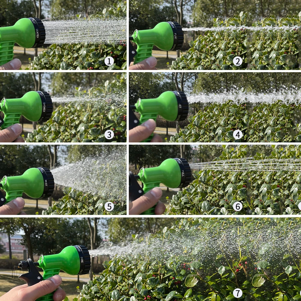 7 Function Water Gun High Pressure Spray Gun Garden Plant Flower Lawn Vegetable Irrigation Watering Car Washing Home Clean Tool