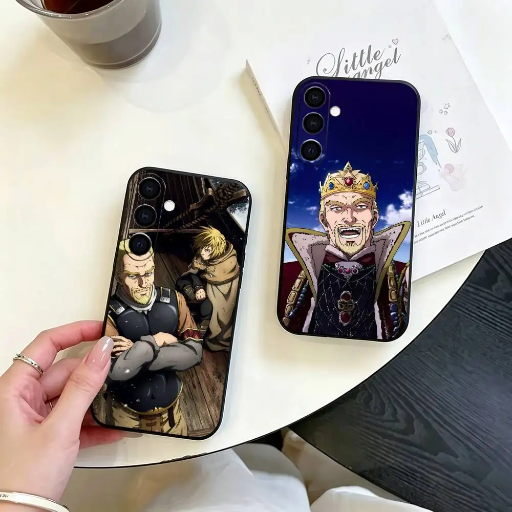 Askeladd Anime V-Vinland Saga gift Phone Case For Samsung Galaxy A73,A72,A71,A70,A53,A52,A51,Others Soft Black Cover