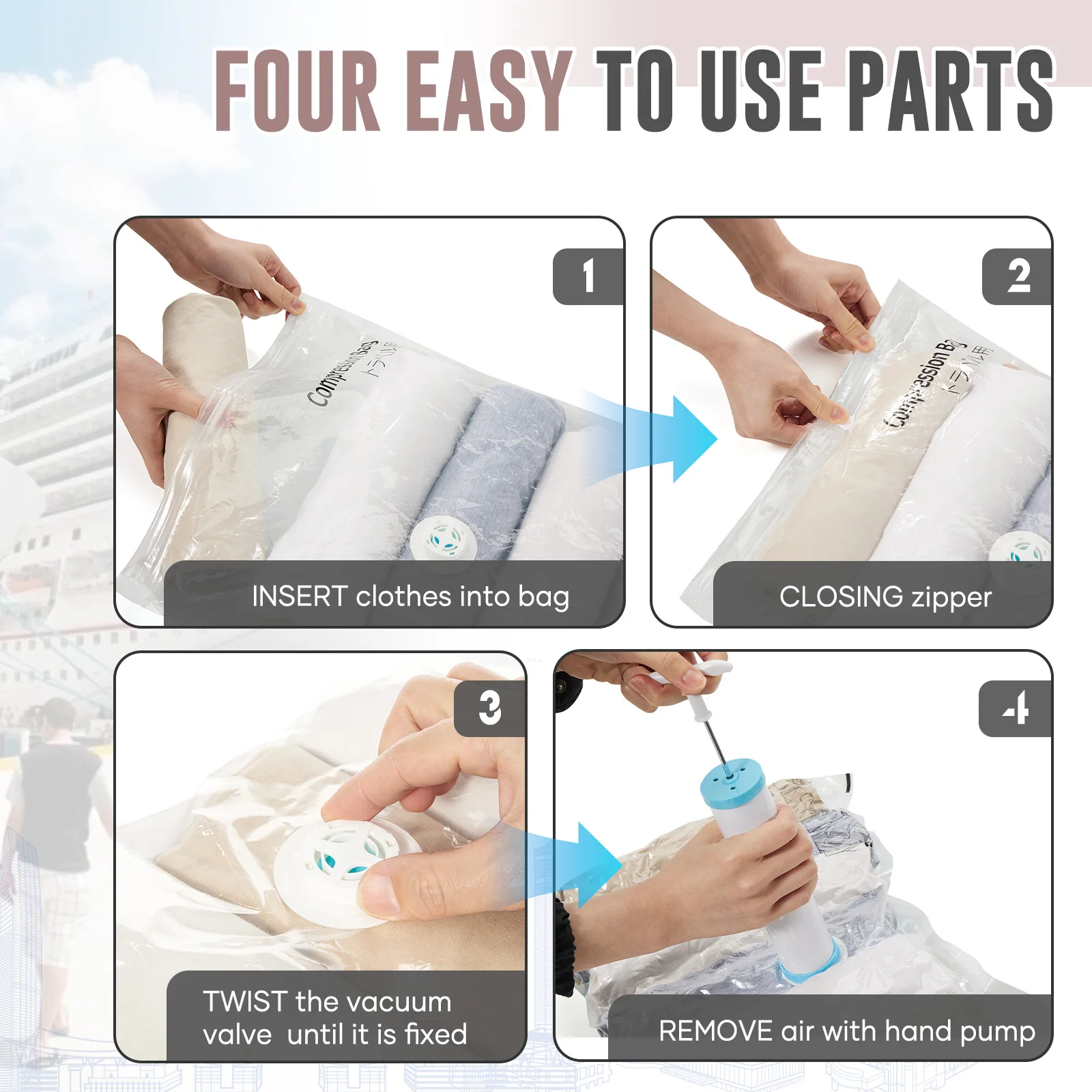 Vacuum Compression Travel Bag 5