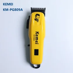 Kemei Pg809A Adjustable Powerful Hair Clipper Barber Electric Hair Trimmer For Men Professional Cordless Htter with LED Display