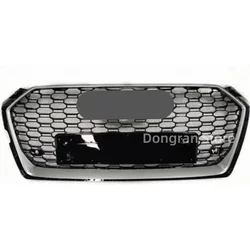 Car Front Bumper Grille for Audi RS5 for A5/S5 B9 2017 2018 2019  (Refit for RS5 Style) Car Accessories tools