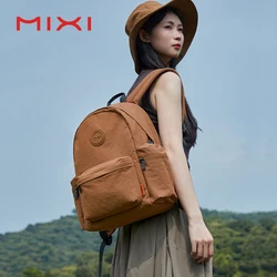 Mixi Outdoor lichtgewicht rugzak Casual handbagage Laptoprugzak Reisboekentas Waterbestendig Duurzame kleine wandeltas