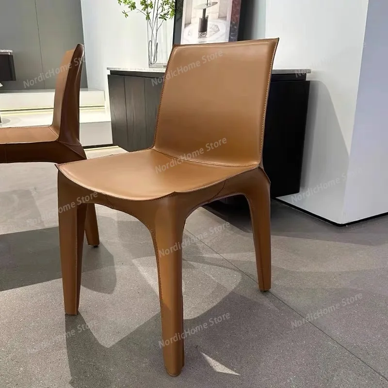 

Minimalist Luxury Dining Chairs Modern Advanced Accent Ergonomic Dining Chairs Leisure Restaurant Home Furniture Sillas Lscy